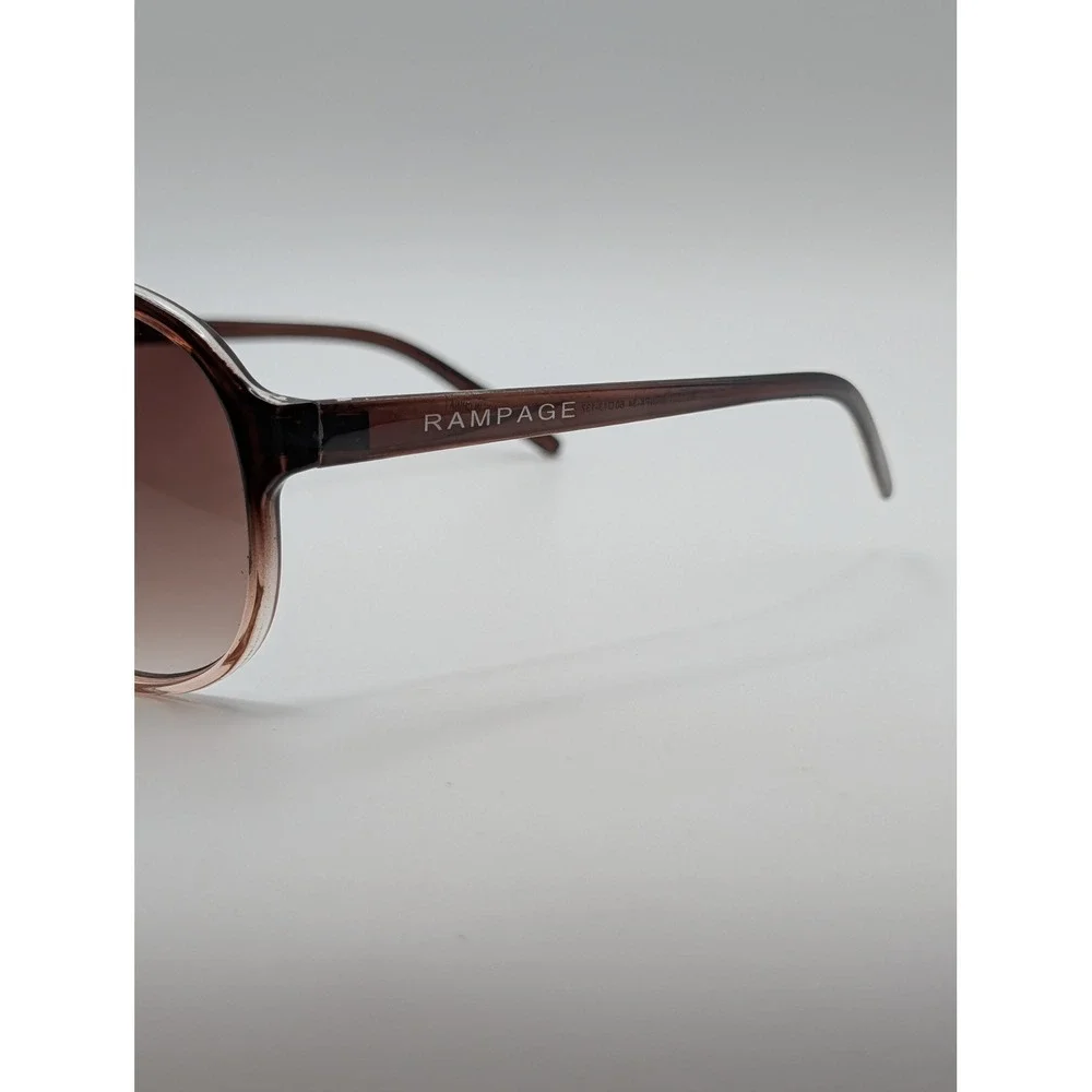 Rampage RS 1011 Womens Aviator Sunglasses Brown Gradient Lens Plastic Frame